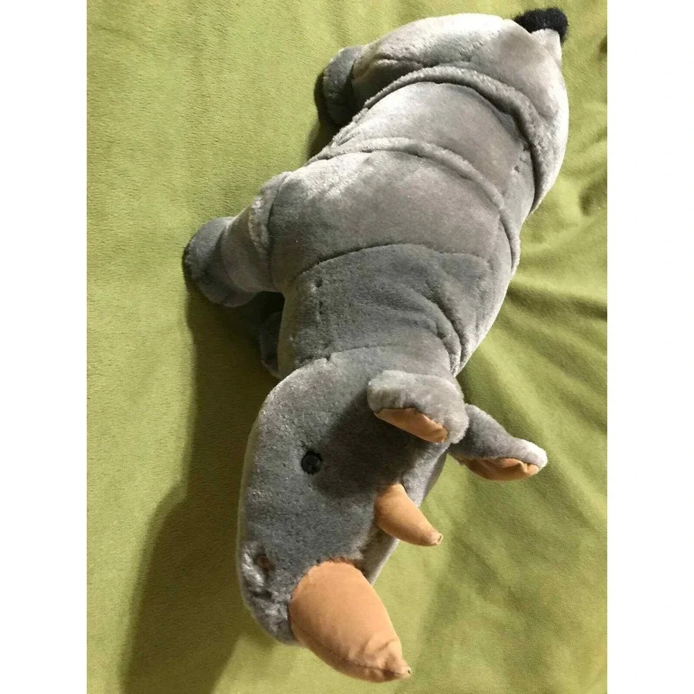 FAO‎ Schwarz Rhinocerous Rhino Stuffed Plush Very Firmly Stuffed